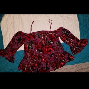 Floral Cold Shoulder